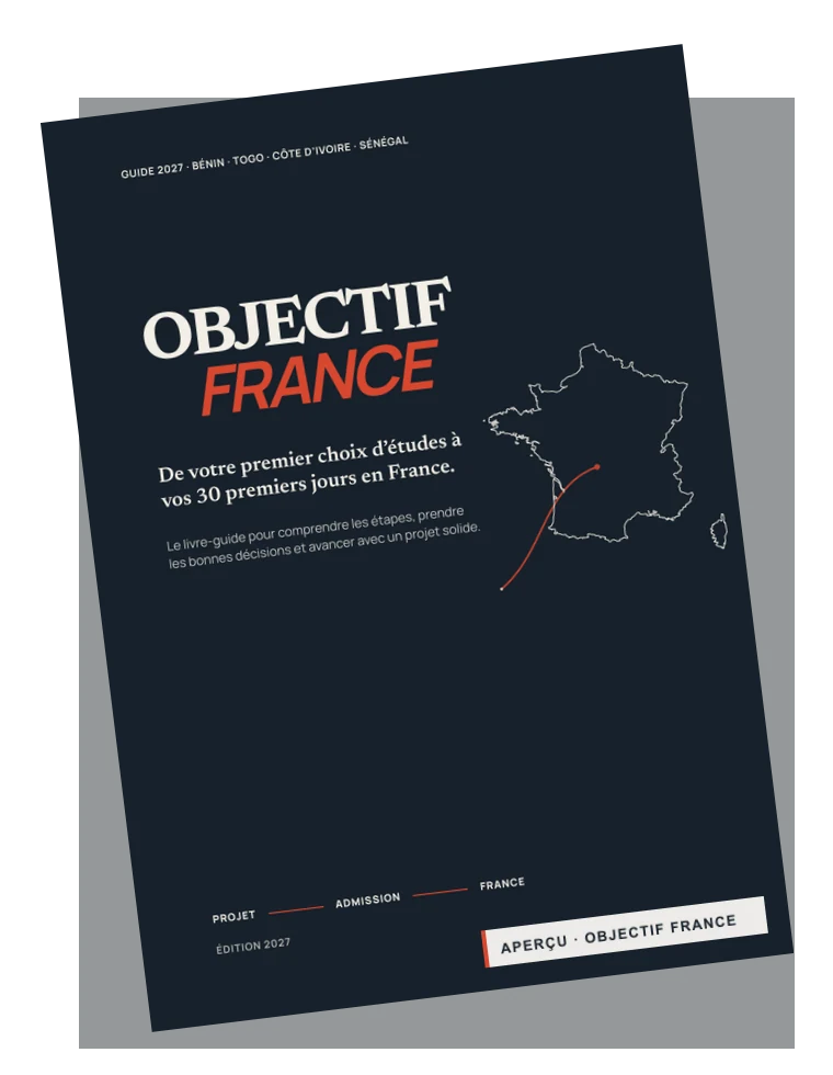Guide OBJECTIF FRANCE présenté comme un livre numérique