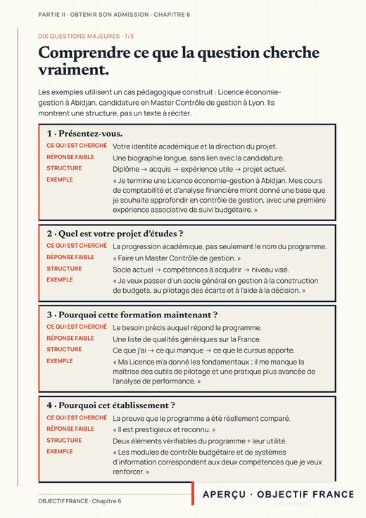 Simulation d’entretien